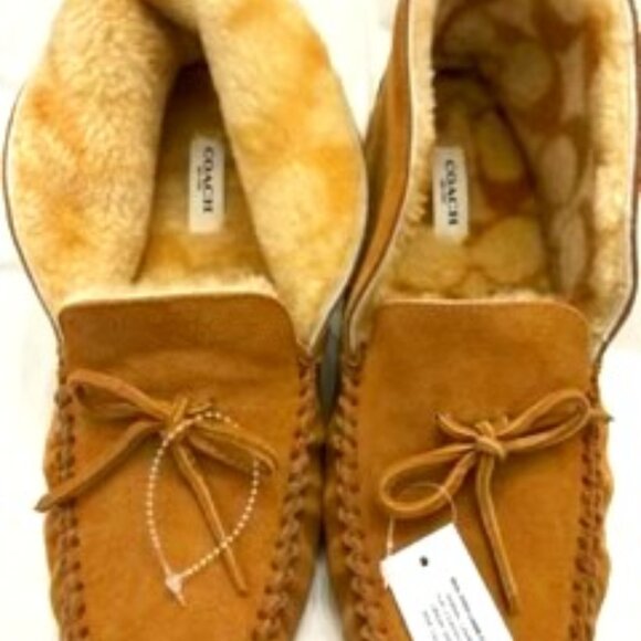 Coach Indoor/Outdoor shearling lined suede driver NWT men\'s Size 8-1/2D main image 9